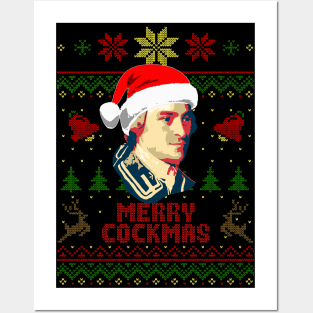 John Hancock Merry Cockmas Posters and Art